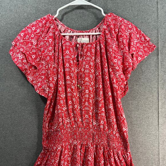 Destination 365 Regular Printed Short-Sleeve Midi Dress - Picture 4 of 13